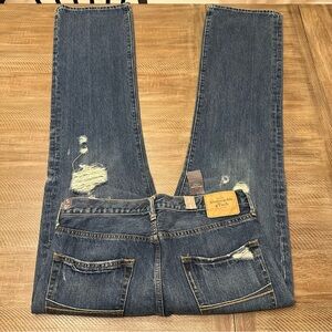 Abercrombie & Fitch Men's Blue Bootcut Jeans
